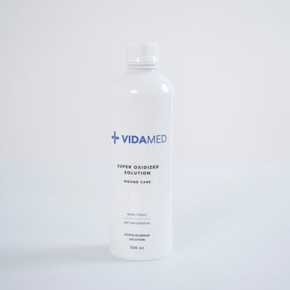 VidaMed | Wound Care | 500 ml | Super Oxidized Solution | Hypochlorous Acid | Powered by H2autO™ - U.S. Patented Technology