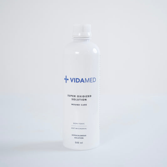 VidaMed | Wound Care | 500 ml | Super Oxidized Solution | Hypochlorous Acid | Powered by H2autO™ - U.S. Patented Technology