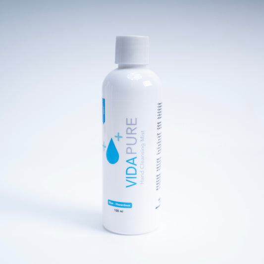 VidaPure | Hand Cleansing Mist | 100 PPM | 100 ml | Hypochlorous Acid | Alcohol Free | Fragrance Free | Non Toxic | Powered by H2autO™ - U.S. Patented Technology