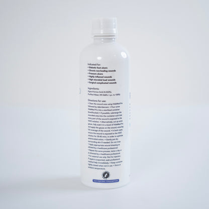 VidaMed Pro | Advanced Wound Care | 500 ml | Super Oxidized Solution | Hypochlorous Acid | Powered by H2autO™ - U.S. Patented Technology