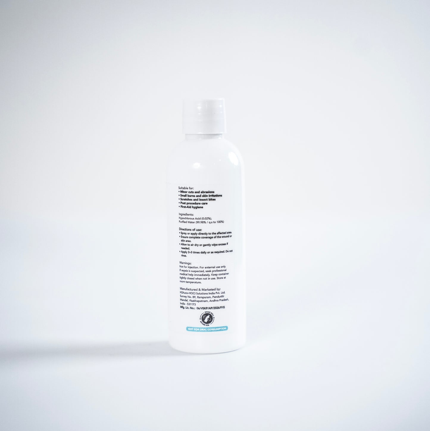 VidaClean | Daily Antiseptic Care | 100 ml | Super Oxidized Solution | Hypochlorous Acid | Alcohol Free | Powered by H2autO™ - U.S. Patented Technology