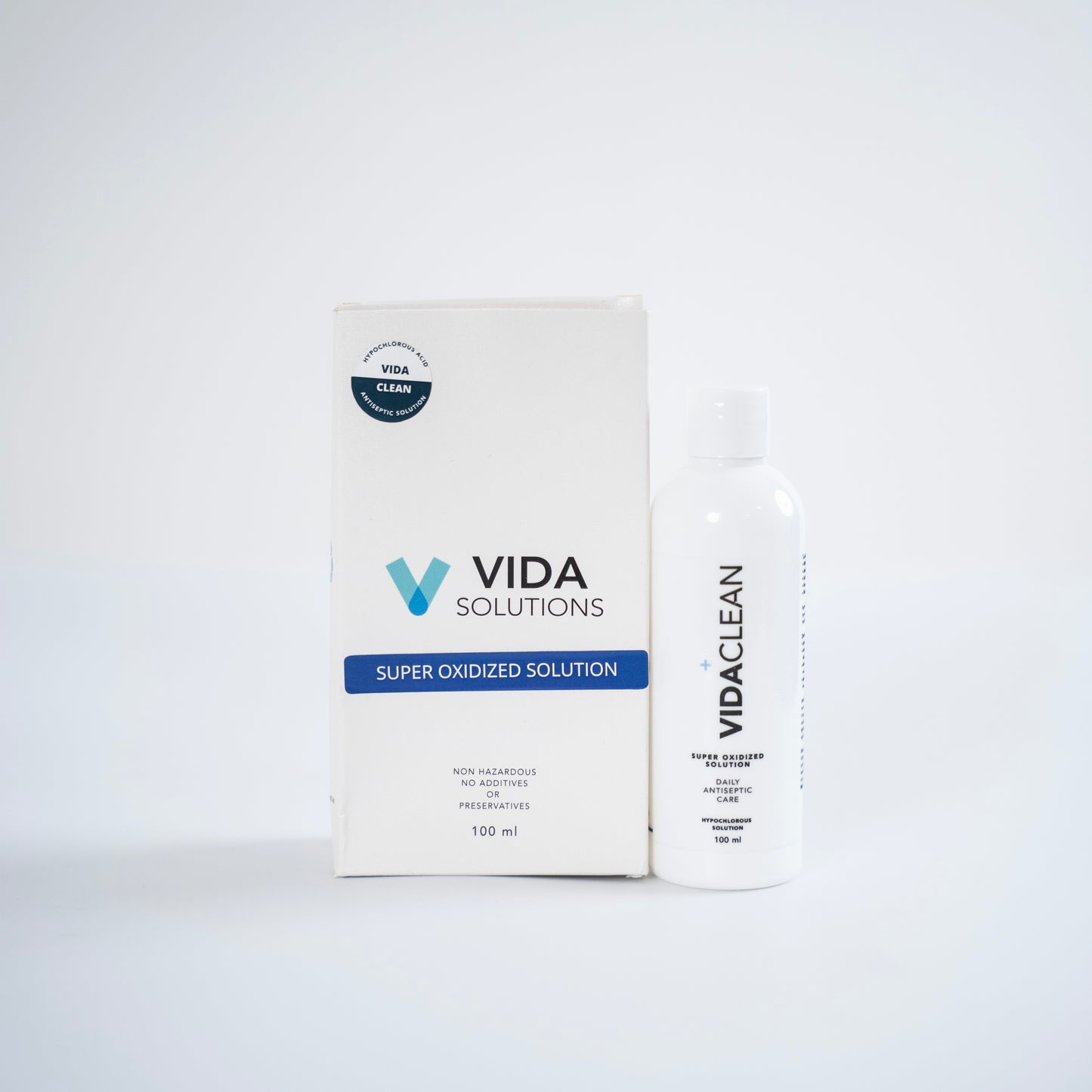 VidaClean | Daily Antiseptic Care | 100 ml | Super Oxidized Solution | Hypochlorous Acid | Alcohol Free | Powered by H2autO™ - U.S. Patented Technology