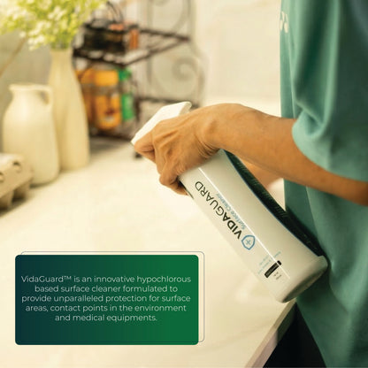VidaGuard | Surface Cleaner | 1 Litre | Premium Multi-Surface Cleaner | Hypochlorous Acid | Non Toxic | Powered by H2autO™ - U.S. Patented Technology