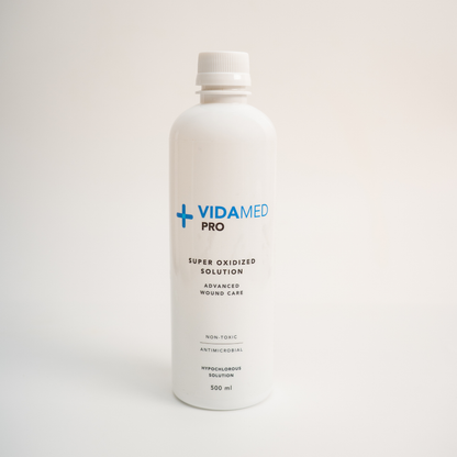 VidaMed Pro | 500 ml | Super Oxidized Solution | Advanced Wound Care | Hypochlorous Acid
