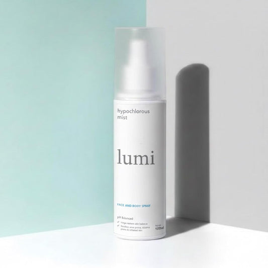 Lumi Derma | Super Oxidized Solution | Hypochlorous Acid | Face & Neck | 100 ml | Helps Restore Skin Balance | Soothes Acne, Eczema & Facial Dermatitis | Suitable for All Skin Types | Powered by H2autO™ - U.S. Patented Technology
