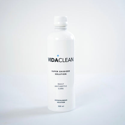 VidaClean | Daily Antiseptic Care | 500 ml | Super Oxidized Solution | Hypochlorous Acid | Alcohol Free | Powered by H2autO™ - U.S. Patented Technology